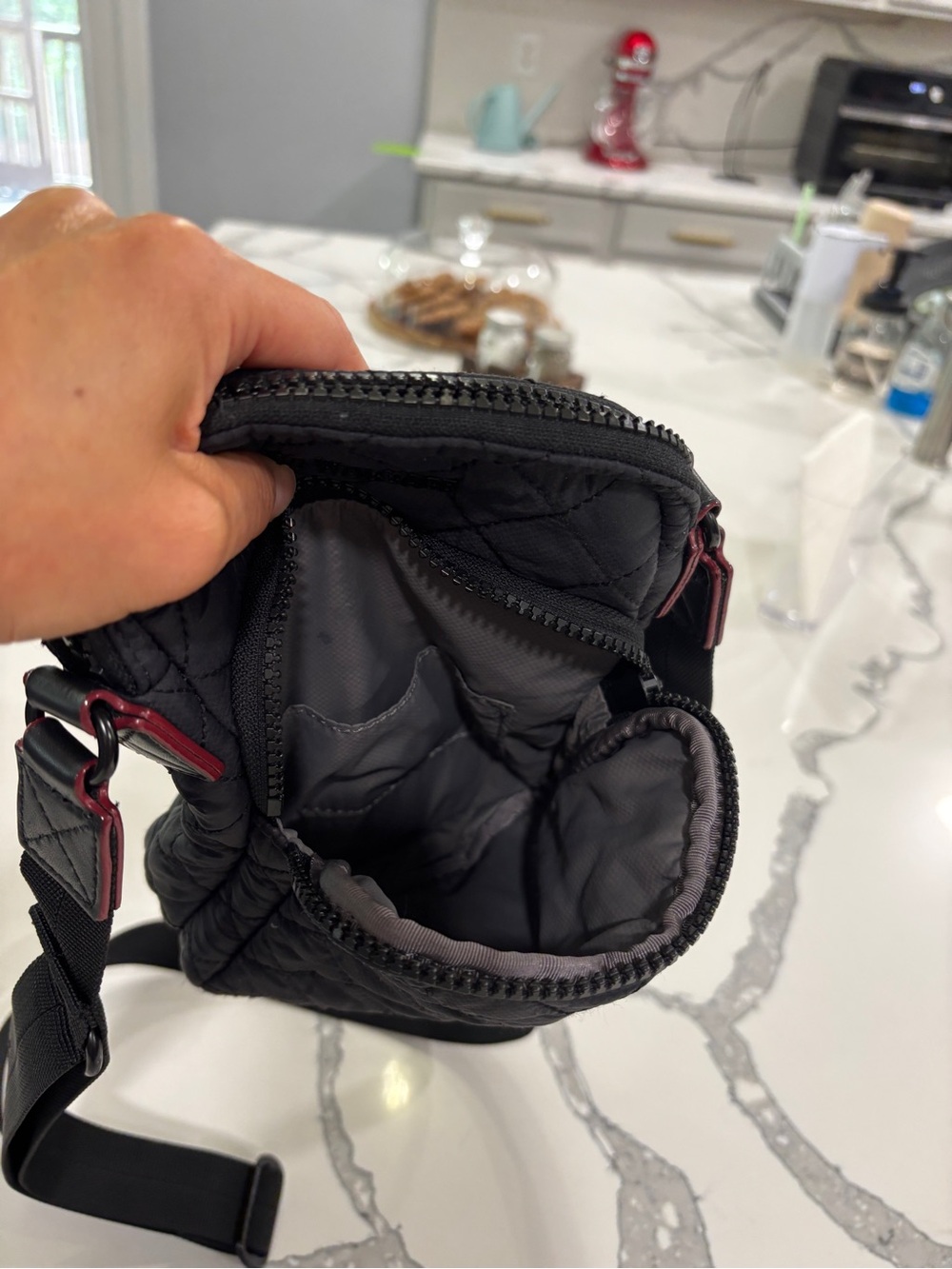 MZ Wallace Black small Quilted Crossbody Bag - Picture 6 of 13